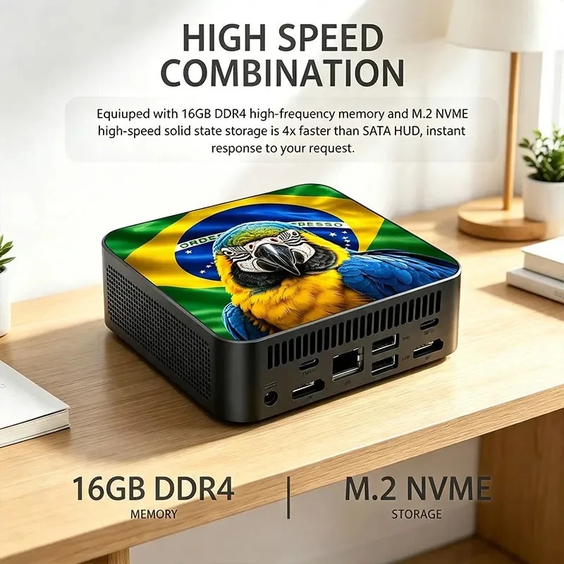 Mexico Brazil Flag Mini PC Int - Pc Gaming Intel review and price