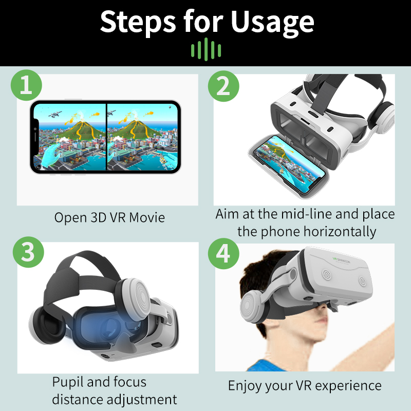 Virtual Reality VR Glasses 3D  - Vr Headset Pc review and price
