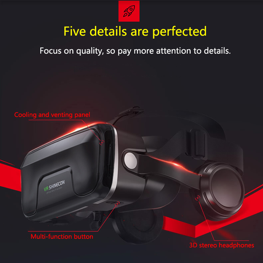 Shinecon Viar 3D Virtual Reali - Vr Headset Pc review and price